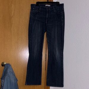 Dark Blue Denim Jeans